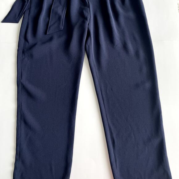 NWT SÉZANE Austin Trousers Navy High Waisted Pants Size 6 - Picture 9 of 16